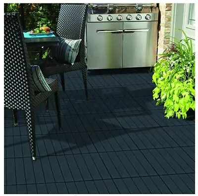 Interlocking Decking Tiles 30x30cm. Balcony/Garden/Patio. Composite Mat. • £4.95