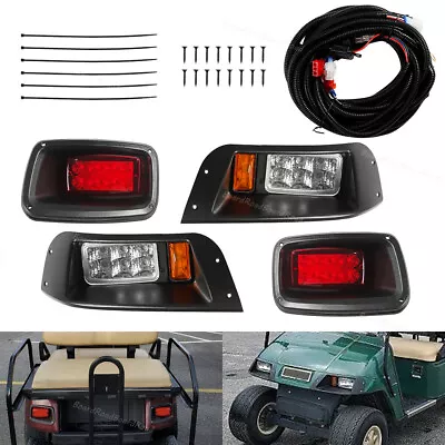 EZGO TXT Golf Cart LED Headlight & Tail Light Kit 1996-2013 Gas And Electric NEW • $58.74