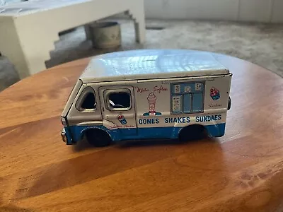 1960’s Japan Mister Softee Ice Cream  Friction Toy Van Truck 4” • $45