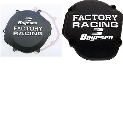 Boyesen Clutch & Ignition Cover Black CR250R CR250 CR 250 02-07 CC-02AB SC-02AB • $199.95