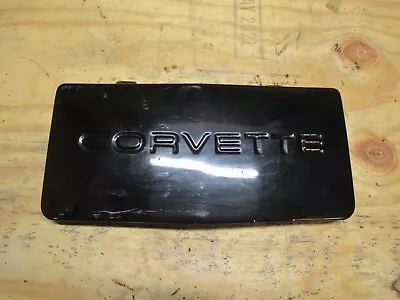 84-90 Chevy Corvette C4 Front License Plate Filler Panel Cover Black 14049269 • $100