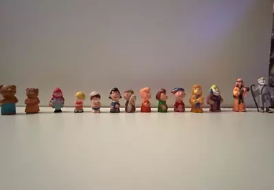 Lot Of Vintage Peanuts Muppets Biblical Rubber Figures United Feature Syndicate • $10