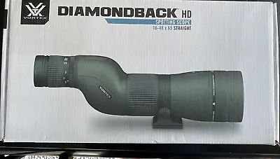 Vortex  Diamondback HD Spotting Scope 16-48x65 Straight New In Box • $389.99