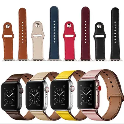 For Fitbit Versa 1 / Versa 2 Wrist Strap Watch Pin-and-Tuck Band Leather Soft • $11.99