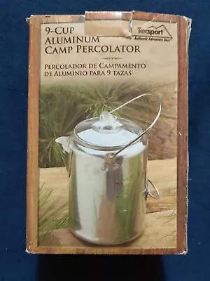 Texsport Camp Percolator 9-Cups Heavi-gauge Aluminum  • $6.50