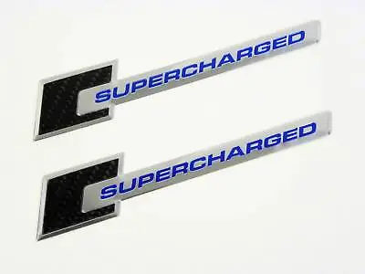 Mercury Marauder Carbon Fiber Supercharged Emblems Blue • $13.95