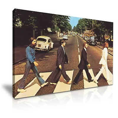 The Beatles Abbey Road Modern Art Canvas Print~ 5 Sizes  • £12.99