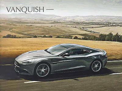 ASTON MARTIN Vanquish Rapide DB9 V8 V12 Vantage Brochure 2013 37 • $6.44