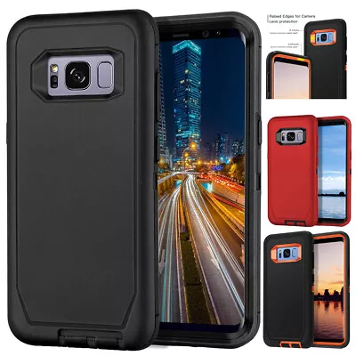 For Samsung Galaxy S8+ /S8 Rugged Hybrid Shockproof Heavy Duty Hard Case Cover • $11.99