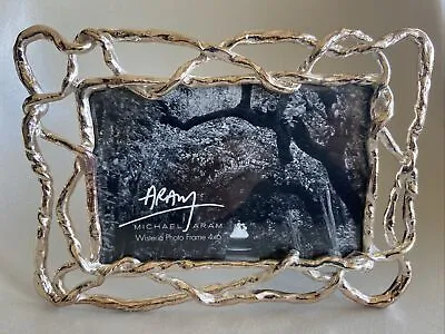 Michael Aram Silver Wisteria 4x6 Photo Frame • $100