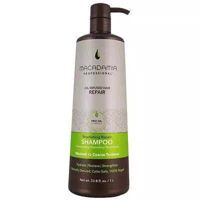 Nourishing Repair Shampoo 33.8oz Macadamia Professional Macadamia Oil And Arg... • $38.12