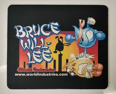 ( VINTAGE ? )  Skateboarding . World Industries  BRUCE  WILL - LEE  Mousepad .  • $39.99