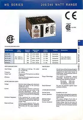 15V 16A Farnell Advance MG15-16C Power Supply / Battery Charger. 1yr Warranty • £325