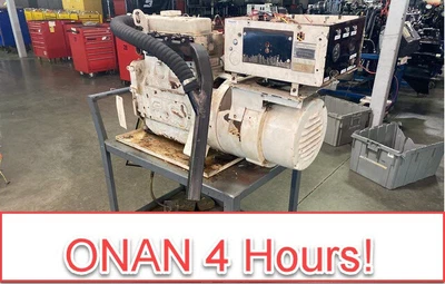 $4500 • Buy 1992 CUMMINGS Onan 3A1 MDL 15 Kw Marine RV BOAT Diesel Generator MK OFFER!