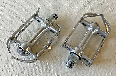 Mks Sylvan 809 Platform Pedals Steel And Alloy Silver Bsa 360 Grams • $38