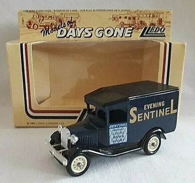 Lledo Days Gone 1934 Ford Model A Van Evening Sentinel Newspaper Diecast Boxed • £3.05
