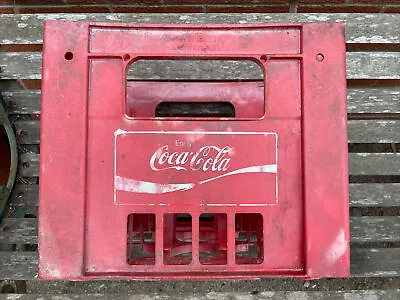 Vintage Red Coca - Cola Crate For 12 Botale Space By John Dale Ltd • £35
