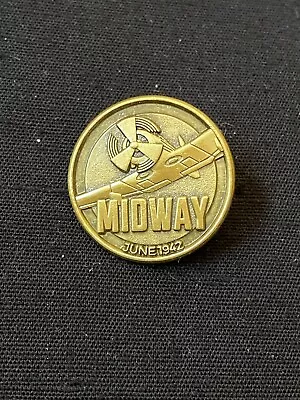 Midway June 1942 Movie Promo Pin Good Condition Some Wear • $17.50