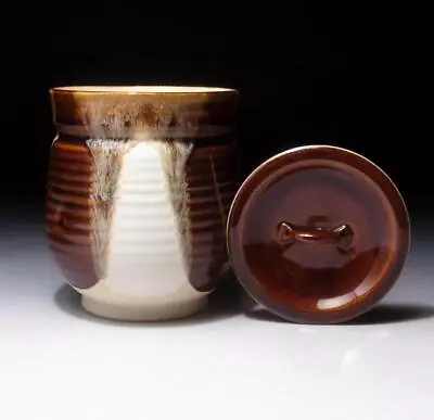 $SB94 Japanese Tea Ceremony Mizusashi Water Container By Famous Keizan Kato • $29.90