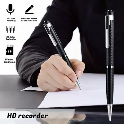 Mini Audio Pen Recorder Voice Activated Office Listening Device Espia Grabacion • $14.98