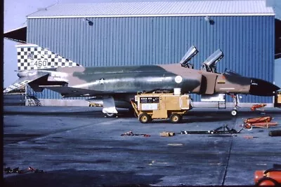 4680 Original Military Aircraft Slide F-4d Phantom 63-7460 57fis Usaf @kef 1977 • $2.50