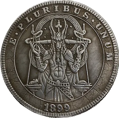 £8.41 • Buy Morgan One Dollar Medal Coin Egypt E Pluribus Unum 1899