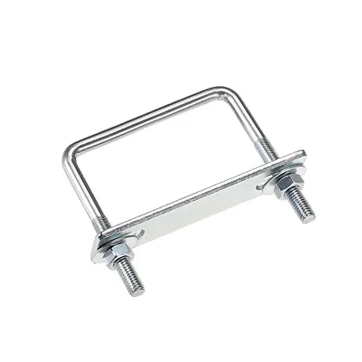 Square U-Bolts 42 50 60mm Inner Width 65 150mm Height M6 With Nuts Plate Washers • £9.20
