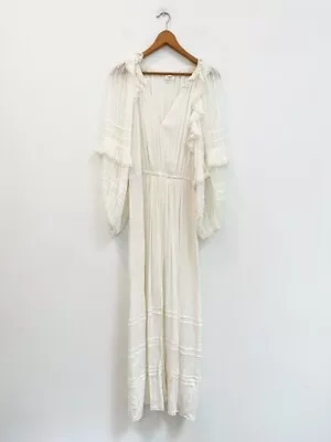 Designer Isabel Marant Etoile Size 10 38 FR Stunning White Women's Dress • $400