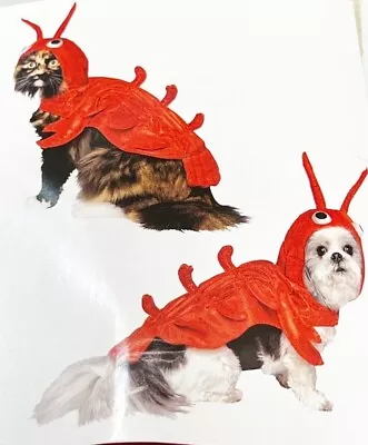 $12.99 • Buy NEW Halloween Dog Pet LOBSTER Costume Outfit Size SMALL 13 