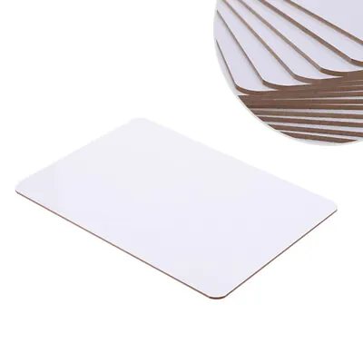 10 Pcs Wipe Off Lap Board Mini White Boards Magnetic Whiteboard Mini White • £53.32