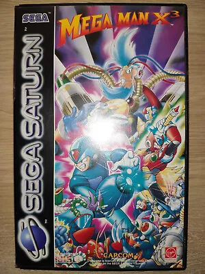 Mega Man X3 - Sega Saturn - UK PAL Version - Boxed Without Instructions - RARE! • £300