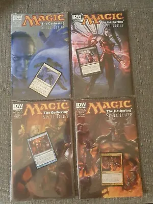 Magic The Gathering Spell Thief Issues #1-4 - IDW Publishing - Brand New W/Card • £42.99