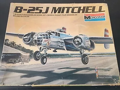 Monogram Panchito B-25J Mitchell Model Plane Kit 1/48 5502 B25 • $49.99