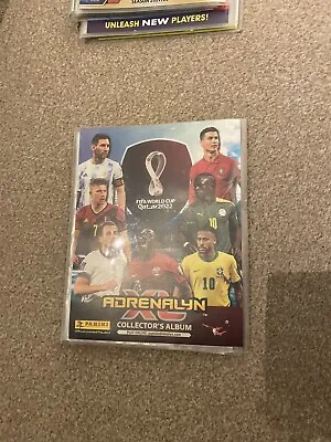 PANINI ADRENALYN XL WORLD CUP QATAR 2022 Partly Complete Binder  Limited Edition • £45