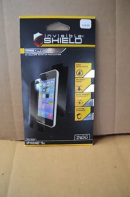 New Sealed Zagg Invisible Shield Dry Full Body Screen Protector For IPhone 5C • $7.99