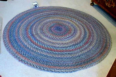 $425 • Buy  Capel Braided Round Rug 66  AMERICAN LEGACY #903241 Multi Colored USA Made 