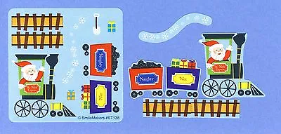75 Make Your Own Christmas Santa Train Stickers - Party Favors • $12