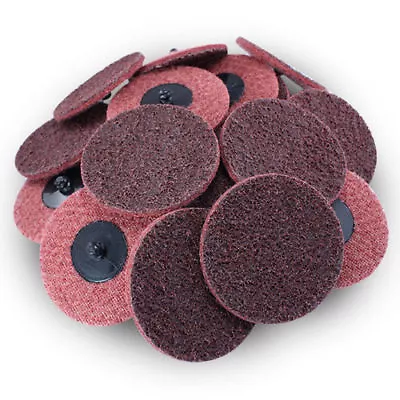 3  Medium/maroon Scotch Brite Roloc Discs | Usa | Qty: 15 • $22