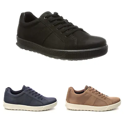 Ecco Mens Shoes Byway 501594 Casual Lace-Up Sneakers Nubuck Leather • £82.94