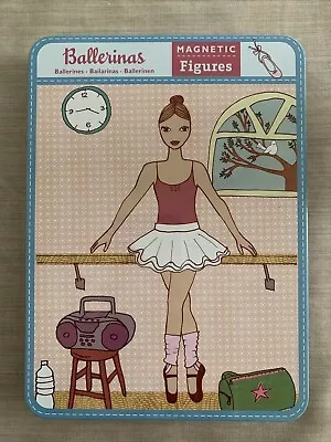 NEW SEALED Mudpuppy Ballerina Magnetic Doll Figure Clothes Accessories Metal Tin • $24