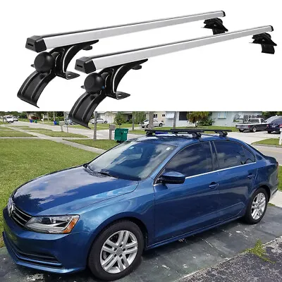 For VW Passat Jetta Golf 48  Roof Rack Cross Bar Aluminum Cargo Luggage Carrier • $159.76