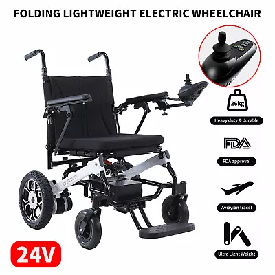 $845.94 • Buy Lightweight Folding Power Electric Wheel Chair Mobility Aid Motorized Wheelchair