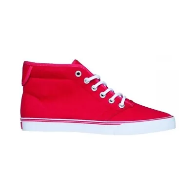 New Gravis Burton Shoes Slymz Mid Red/white  Surf Skate Sneaker Kingpin Store • $24.99