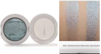 MAC Glitter & Ice Mineralize Eyeshadow Shimmermint NEW HTF RARE DISCONTINUED • $69.99