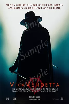 $18.48 • Buy V For Vendetta Movie Premium POSTER MADE IN USA - PRM267