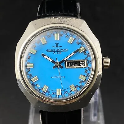 £8.50 • Buy Vintage Jaeger Lecoultre Club Automatic Day Date Men's Wrist Watch