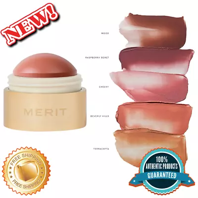 MERIT Flush Balm Cream Blush Available In 5 Different Shades Free Ship 0.31 Oz • $51.91