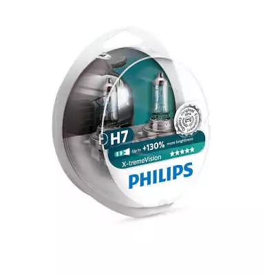 Philips H7 X-treme Vision +130% Headlight Bulbs 12V55W Xtreme Extreme(pack Of 2) • $26.99