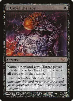 Cabal Therapy (FNM) FOIL Promo PLD Sorcery Special MAGIC GATHERING CARD ABUGames • $11.19