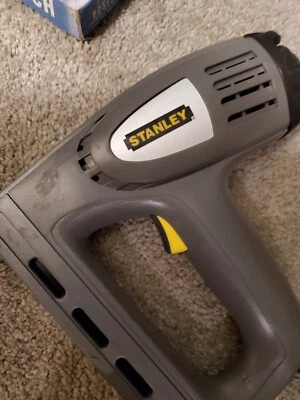 £34.07 • Buy Stanley TRA700  Electric Staple/Brad Nailer & Rapid Fineline R19 Stapler 